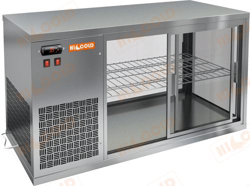 Настольная холодильная витрина  HICOLD  VRL 1100 L