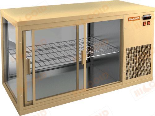 Настольная холодильная витрина  HICOLD  VRL 1100 R Beige