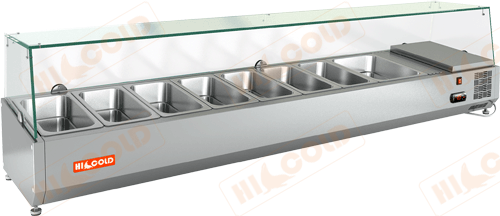 Настольная охлаждаемая витрина для ингредиентов  HICOLD  VRTG 1915 1/3