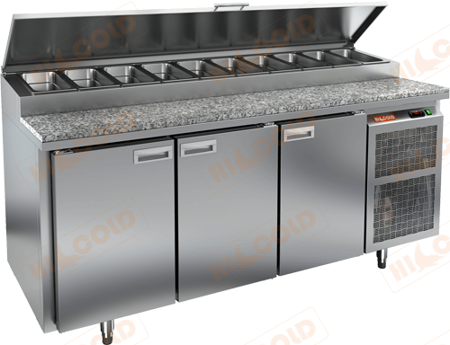 Стол холодильный для пиццы  HICOLD  PZ2-111/GN камень