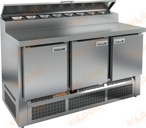 Стол холодильный для пиццы  HICOLD  PZE2-111/GN