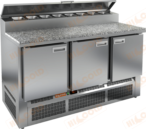 Стол холодильный для пиццы  HICOLD  PZE2-111/GN камень