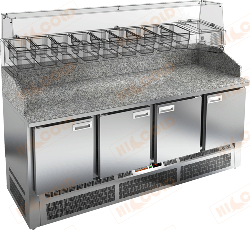 Стол охлаждаемый для пиццы  HICOLD  PZE3-1111/GN