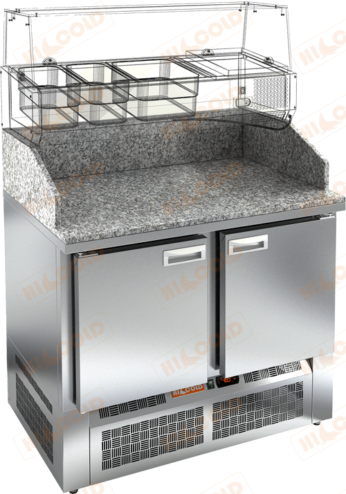 Стол охлаждаемый для пиццы  HICOLD  PZE3-11/SN