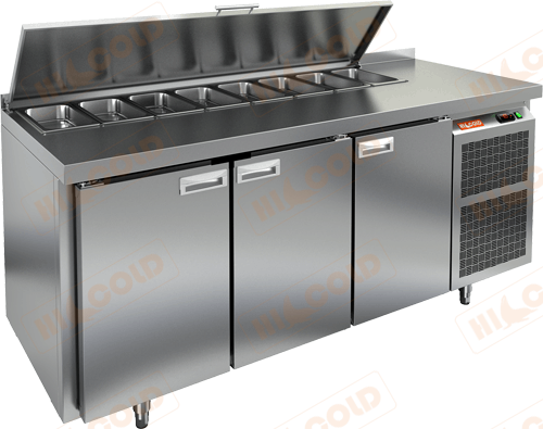 Стол охлаждаемый для салатов (саладетта)  HICOLD  SL1-111SN