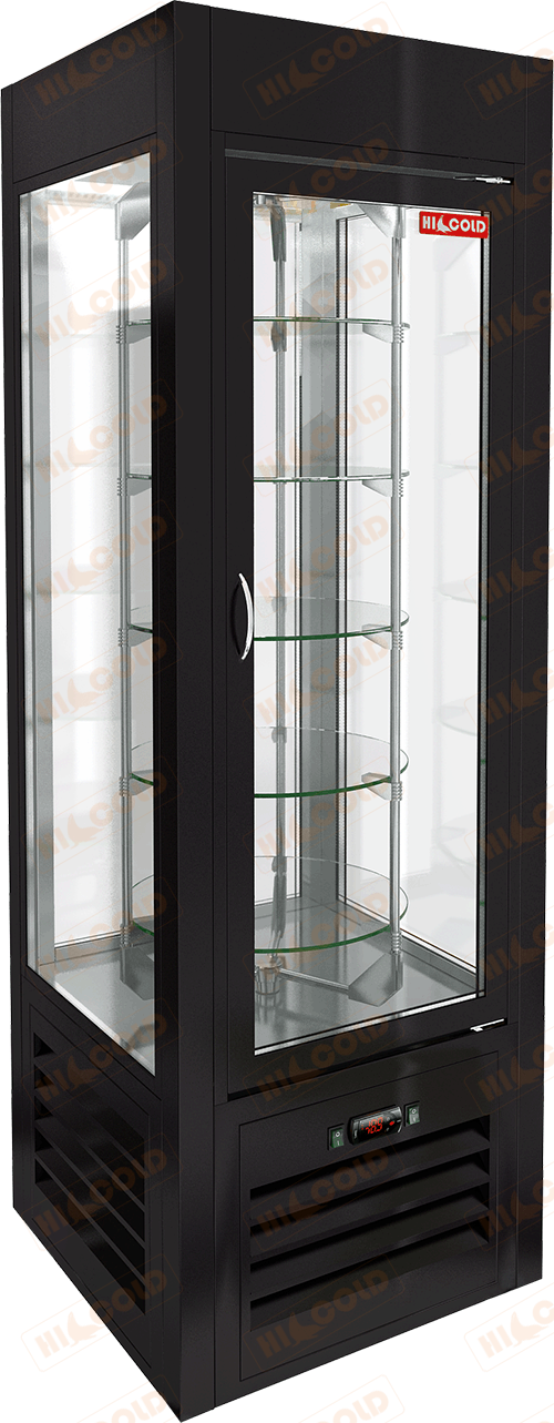 Витрина кондитерская вертикальная  HICOLD  VRC 350 R Sh Black