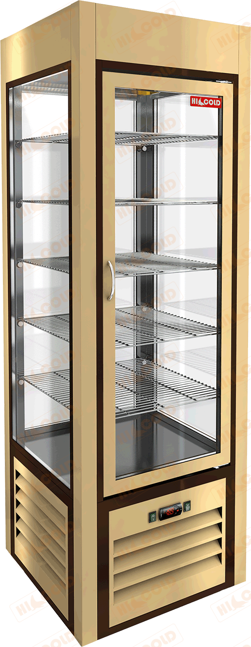 Витрина кондитерская вертикальная  HICOLD  VRC 350 Sh Beige FR
