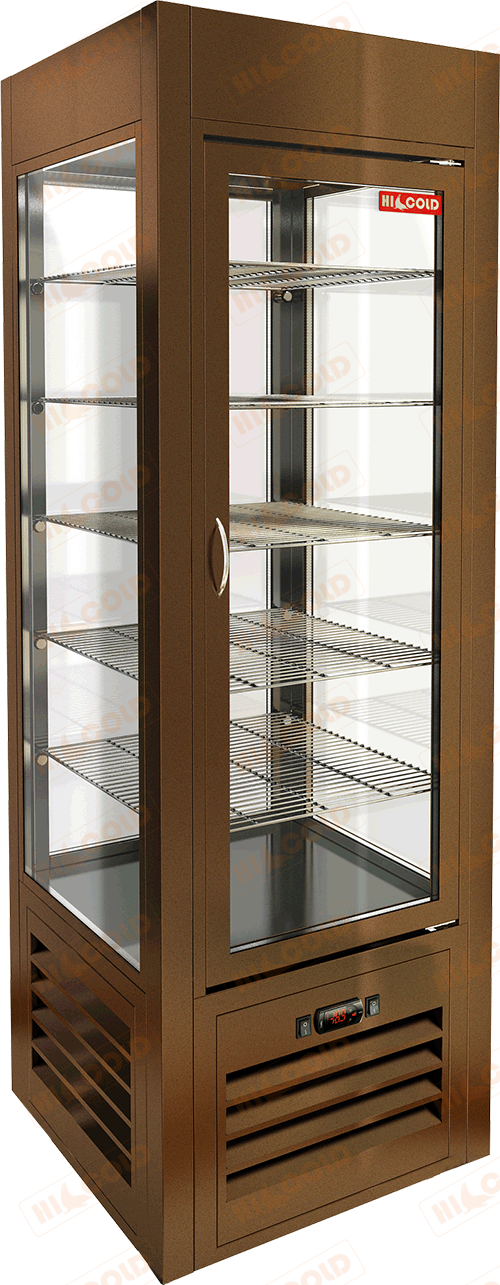 Витрина кондитерская вертикальная  HICOLD  VRC 350 Sh Bronze